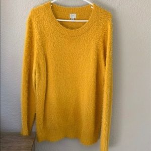 Target Yellow Fuzzy Sweater